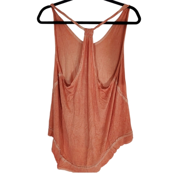 FREE PEOPLE WE THE FREE Racerback Tank Top Size Small -oversized - Picture 2 of 3